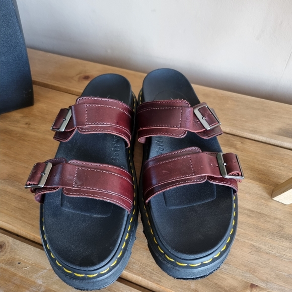 Dr martens brown leather myles sandals uk 10 - Picture 5 of 7